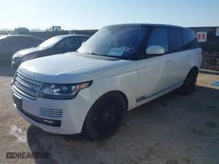 2017 Land Rover Range Rover with VIN SALGS2FE0HA327892, listed as a IAAI auction lot 41955409 with 201,529 mi miles. Bid and sale history available at carsss.com. Image 2.