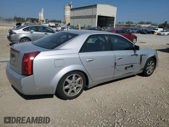 2003 Cadillac CTS with VIN 1G6DM57N330140135, listed as a Copart auction lot 75613554 with 193,149 mi miles and Salvage Title. Bid and sale history available at carsss.com. Image 3.