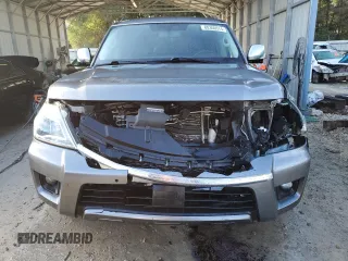 2019 Nissan Armada SV with VIN JN8AY2NC1K9584231, listed as a Copart auction lot 80300374 with 91,669 mi miles and Salvage Title. Bid and sale history available at carsss.com. Image 5.
