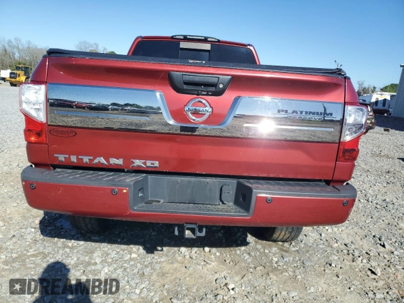 2016 Nissan Titan Platinum Reserve с VIN 1N6BA1F21GN502062, выставлен на аукционе Copart как лот 50461405 с пробегом 95 018 миль миль и Списание • Salvage title. История ставок и продаж доступна на DreamBid. Изображение 6.