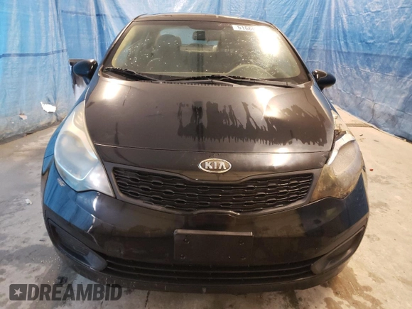 2013 Kia Rio LX with VIN KNADM4A31D6127488, listed as a Copart auction lot 51660205 with 77,357 mi miles and Salvage Title. Bid and sale history available at carsss.com. Image 5.