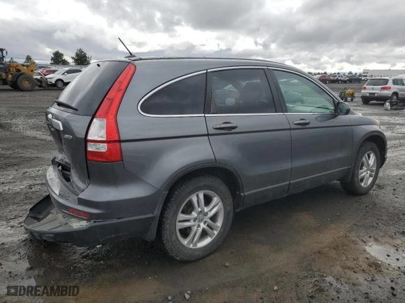 2010 Honda CR-V EX-L with VIN 5J6RE4H72AL083717, listed as a Copart auction lot 48762095 with 120,277 mi miles and Salvage Title. Bid and sale history available at carsss.com. Image 3.