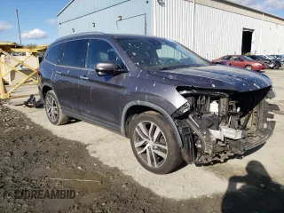 2016 Honda Pilot Touring with VIN 5FNYF6H94GB066943, listed as a Copart auction lot 43064615 with Not Provided miles and Salvage Title. Bid and sale history available at DreamBid. Image 4.
