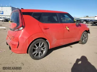 2020 Kia Soul GT-Line with VIN KNDJ63AU5L7081661, listed as a Copart auction lot 88968445 with 55,640 mi miles and Salvage Title. Bid and sale history available at carsss.com. Image 3.
