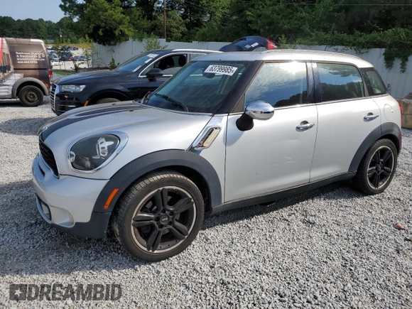 2012 MINI Countryman S with VIN WMWZC3C56CWM27480, listed as a Copart auction lot 63799985 with 143,173 mi miles and Clean title. Bid and sale history available at DreamBid. Image 1.