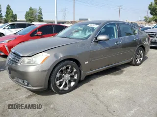 2007 Infiniti M Sport with VIN JNKAY01E77M302135, listed as a Copart auction lot 75959464 with 186,491 mi miles and Salvage Title. Bid and sale history available at DreamBid. Image 1.