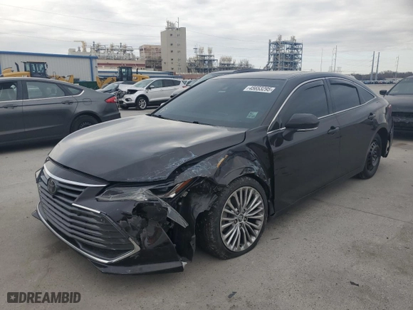 2020 Toyota Avalon Limited with VIN 4T1DZ1FBXLU044537, listed as a Copart auction lot 45653295 with 58,267 mi miles and Salvage Title. Bid and sale history available at carsss.com. Image 1.