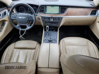 2017 Genesis G80 3.8L with VIN KMHGN4JE0HU180405, listed as a Copart auction lot 49168515 with 133,751 mi miles and Clean Title. Bid and sale history available at DreamBid. Image 8.