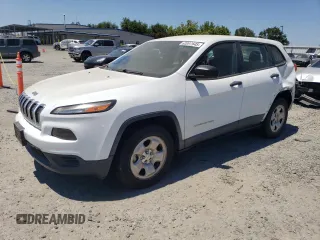 2016 Jeep Cherokee Sport with VIN 1C4PJMAB7GW269834, listed as a Copart auction lot 63097645 with 30,703 mi miles and Salvage title. Bid and sale history available at DreamBid. Image 1.