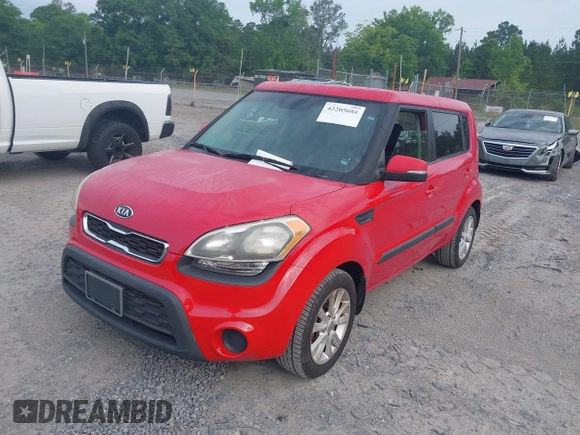 2012 Kia Soul + with VIN KNDJT2A6XC7380695, listed as a IAAI auction lot 42205681 with 183,523 mi miles and . Bid and sale history available at DreamBid. Image 2.