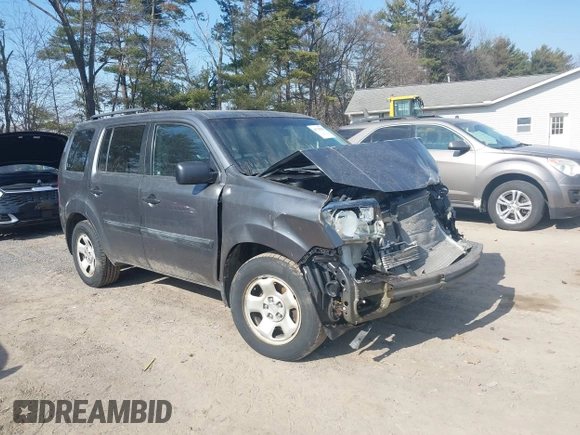 2011 Honda Pilot LX with VIN 5FNYF4H2XBB064209, listed as a IAAI auction lot 41779836 with 213,163 mi miles. Bid and sale history available at carsss.com. Image 1.