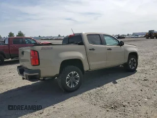 2022 Chevrolet Colorado 4WD Z71 with VIN 1GCGTDENXN1333289, listed as a Copart auction lot 59549725 with 19,583 mi miles and Salvage title. Bid and sale history available at DreamBid. Image 3.