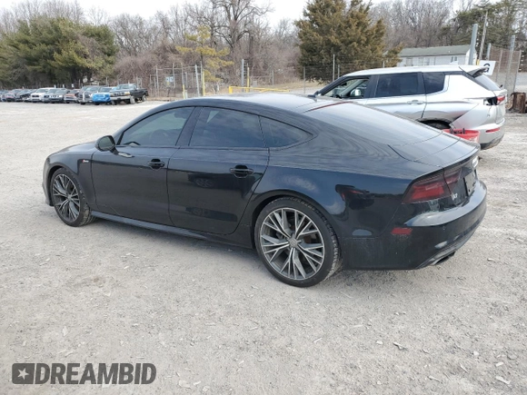 2016 Audi A7 3.0 Premium Plus with VIN WAUWGAFC9GN090563, listed as a Copart auction lot 45911895 with 99,446 mi miles and Salvage Title. Bid and sale history available at carsss.com. Image 2.