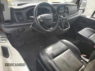 2021 Ford Transit Cargo with VIN 1FTBR1X84MKA08421, listed as a Copart auction lot 50013225 with 99,397 mi miles and Salvage Title. Bid and sale history available at DreamBid. Image 8.