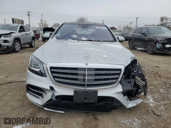 2019 Mercedes-Benz S 560 with VIN WDDUG8GB8KA461260, listed as a Copart auction lot 85986734 with Not Provided miles and Salvage Title. Bid and sale history available at DreamBid. Image 5.