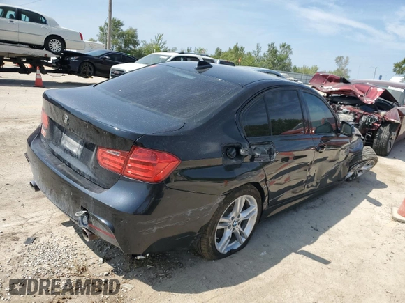2015 BMW 3 Series 335i xDrive with VIN WBA3B9C53FP705276, listed as a Copart auction lot 68695234 with Not provided miles and Salvage title. Bid and sale history available at DreamBid. Image 3.