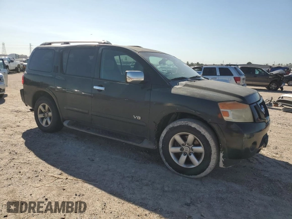 2009 Nissan Armada SE z VIN 5N1BA08D09N607461, wystawiony jako Copart lot #48245795 z przebiegiem 247 466 mil mil oraz Szkoda całkowita • Salvage title. Historia ofert i sprzedaży dostępna na DreamBid. Obrazek 4.