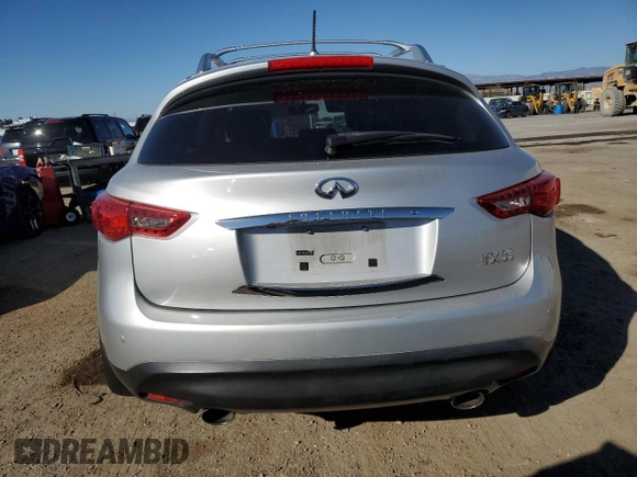 2012 Infiniti FX with VIN JN8AS1MUXCM120858, listed as a Copart auction lot 44002925 with 133,114 mi miles and Salvage title. Bid and sale history available at DreamBid. Image 6.
