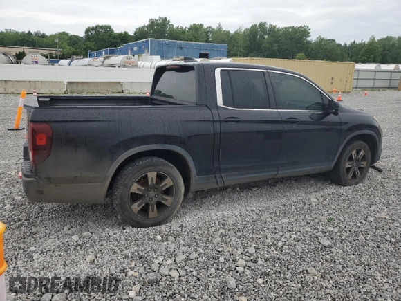 2017 Honda Ridgeline RTL-T with VIN 5FPYK2F63HB006688, listed as a Copart auction lot 62954235 with Not provided miles and Clean title. Bid and sale history available at DreamBid. Image 3.