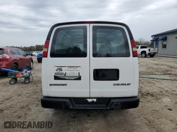 2005 Chevrolet Express Cargo z VIN 1GCFG15X651115978, wystawiony jako Copart lot #88572355 z przebiegiem 149 920 mil mil oraz Szkoda całkowita • Salvage title. Historia ofert i sprzedaży dostępna na DreamBid. Obrazek 6.