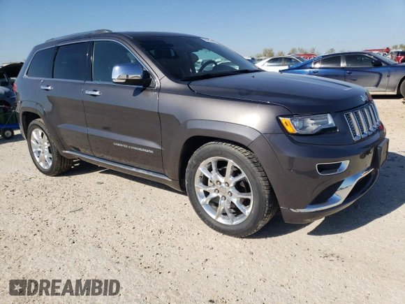 2014 Jeep Grand Cherokee Summit with VIN 1C4RJEJGXEC192532, listed as a Copart auction lot 86210124 with 72,401 mi miles and Salvage title. Bid and sale history available at DreamBid. Image 4.