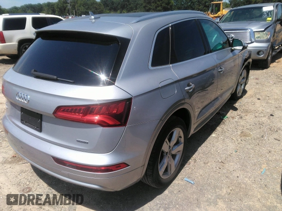 2019 Audi Q5 Premium Plus with VIN WA1BNAFY1K2054857, listed as a IAAI auction lot 42624504 with 58,255 mi miles and . Bid and sale history available at DreamBid. Image 4.