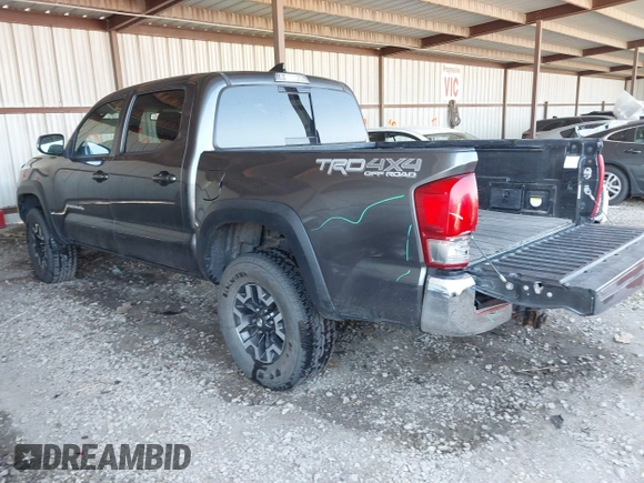 2017 Toyota Tacoma SR5 with VIN 3TMCZ5AN6HM045057, listed as a IAAI auction lot 41883533 with 213,760 mi miles and . Bid and sale history available at carsss.com. Image 3.