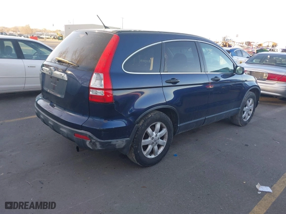 2007 Honda CR-V EX with VIN JHLRE48557C018389, listed as a IAAI auction lot 41755124 with 206,044 mi miles. Bid and sale history available at carsss.com. Image 4.