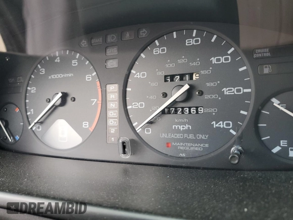 1996 Honda Accord LX with VIN 1HGCD5633TA291660, listed as a Copart auction lot 73562104 with 172,369 mi miles and Clean Title. Bid and sale history available at carsss.com. Image 9.