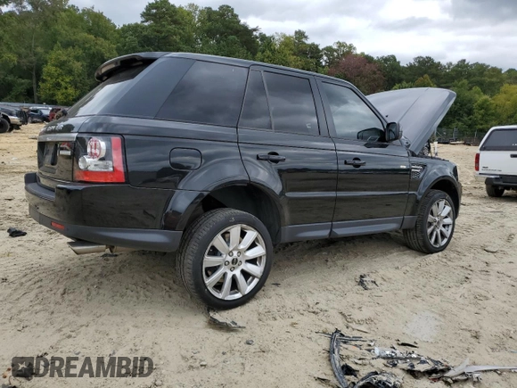 2012 Land Rover Range Rover Sport SC with VIN SALSH2E48CA741609, listed as a Copart auction lot 72083344 with 132,278 mi miles and Salvage title. Bid and sale history available at DreamBid. Image 3.