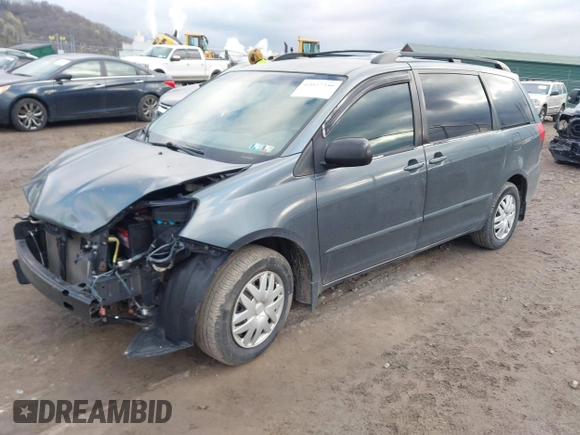 2010 Toyota Sienna CE with VIN 5TDKK4CC5AS312894, listed as a IAAI auction lot 42027330 with 167,817 mi miles and . Bid and sale history available at DreamBid. Image 2.
