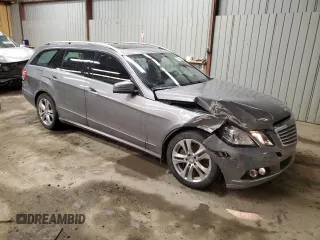 2011 Mercedes-Benz E 350 Luxury with VIN WDDHH8HB0BA281543, listed as a Copart auction lot 46035855 with 185,098 mi miles and Salvage Title. Bid and sale history available at DreamBid. Image 4.