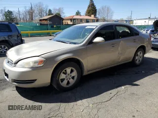 2008 Chevrolet Impala LT with VIN 2G1WT58K081223121, listed as a Copart auction lot 52123505 with 302,699 mi miles and Salvage Title. Bid and sale history available at DreamBid. Image 1.