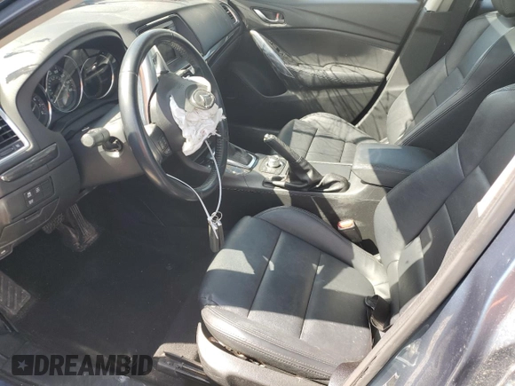 2015 Mazda 6 i Touring with VIN JM1GJ1V51F1193395, listed as a Copart auction lot 51529765 with Not Provided miles and Salvage Title. Bid and sale history available at DreamBid. Image 7.