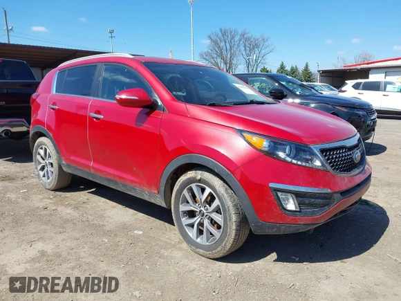 2014 Kia Sportage EX with VIN KNDPC3AC7E7630399, listed as a IAAI auction lot 42005294 with 73,975 mi miles and . Bid and sale history available at DreamBid. Image 1.