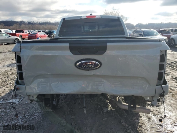 2024 Ford Ranger LARIAT with VIN 1FTER4KH0RLE20102, listed as a Copart auction lot 85329524 with 7,752 mi miles and Salvage Title. Bid and sale history available at carsss.com. Image 6.