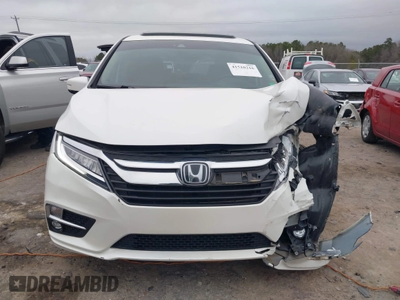2018 Honda Odyssey Elite with VIN 5FNRL6H90JB064823, listed as a IAAI auction lot 41510216 with 48,223 mi miles. Bid and sale history available at carsss.com. Image 12.