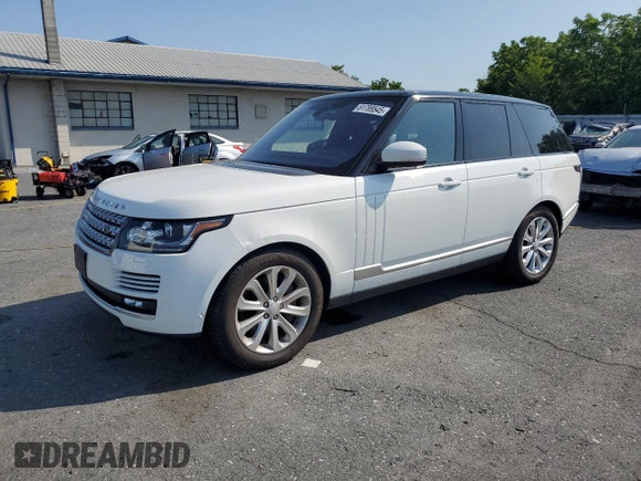 2017 Land Rover Range Rover HSE z VIN SALGS2FV5HA366252, wystawiony jako Copart lot #61789545 z przebiegiem 84 786 mil mil oraz Czysty tytuł • Clean title. Historia ofert i sprzedaży dostępna na DreamBid. Obrazek 1.