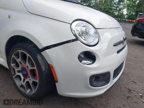 2015 FIAT 500 Sport with VIN 3C3CFFBR2FT721544, listed as a IAAI auction lot 42522443 with 101,225 mi miles and . Bid and sale history available at DreamBid. Image 6.