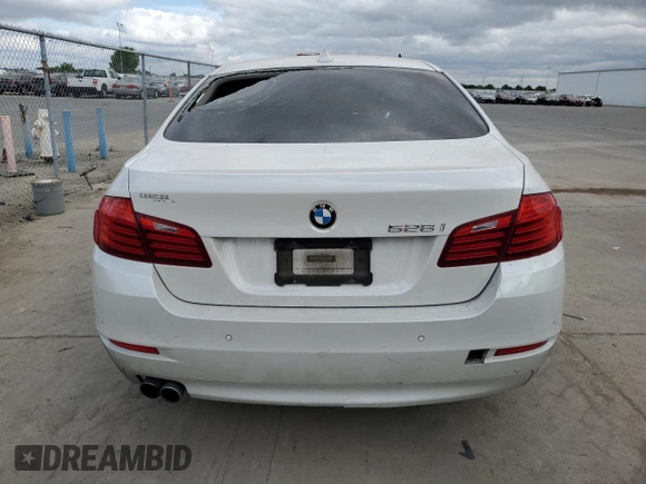 2016 BMW 5 Series 528i with VIN WBA5A5C57GG352367, listed as a Copart auction lot 54202325 with 90,284 mi miles and Salvage title. Bid and sale history available at DreamBid. Image 6.