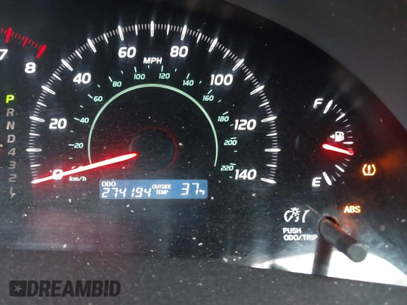 2009 Toyota Camry with VIN 4T1BE46K49U310468, listed as a IAAI auction lot 41841858 with 274,194 mi miles. Bid and sale history available at carsss.com. Image 16.