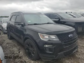 2019 Ford Explorer Sport with VIN 1FM5K8GT4KGB04110, listed as a Copart auction lot 55940365 with 84,721 mi miles and Salvage title. Bid and sale history available at DreamBid. Image 4.