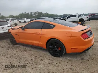 2021 Ford Mustang GT with VIN 1FA6P8CF9M5101492, listed as a Copart auction lot 52884925 with 16,380 mi miles and Salvage Title. Bid and sale history available at carsss.com. Image 2.
