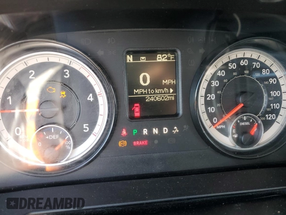 2017 Ram 5500 Tradesman с VIN 3C7WRNDL3HG603987, выставлен на аукционе Copart как лот 44037465 с пробегом 240 602 миль миль и Чистый • Clean title. История ставок и продаж доступна на DreamBid. Изображение 9.