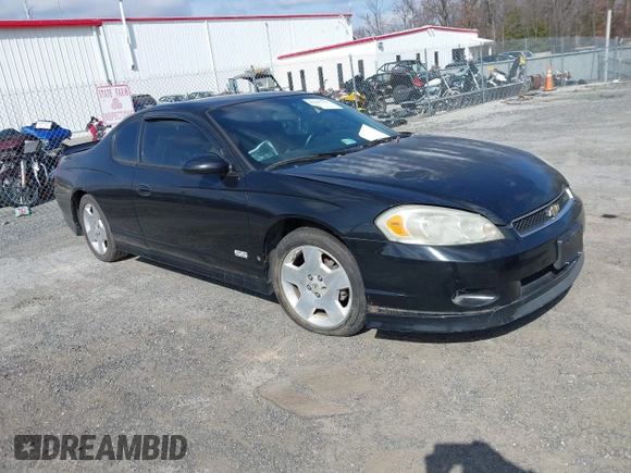 2006 Chevrolet Monte Carlo SS with VIN 2G1WL16C069259118, listed as a IAAI auction lot 41585326 with 1 mi miles. Bid and sale history available at carsss.com. Image 1.