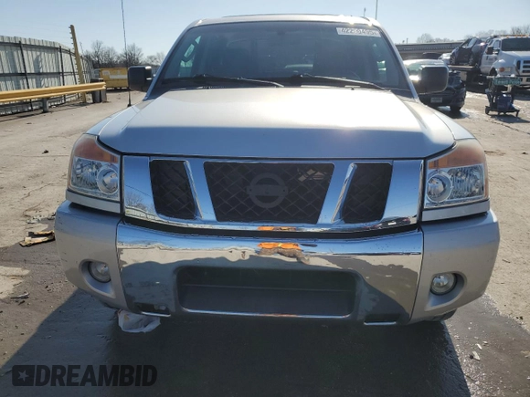 2010 Nissan Titan SE with VIN 1N6BA0ED4AN317007, listed as a Copart auction lot 42290495 with 130,724 mi miles and Salvage Title. Bid and sale history available at carsss.com. Image 5.