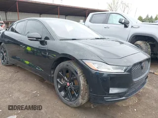 2020 Jaguar I-Pace SE with VIN SADHC2S14L1F80256, listed as a IAAI auction lot 42055674 with 48,694 mi miles and . Bid and sale history available at DreamBid. Image 1.