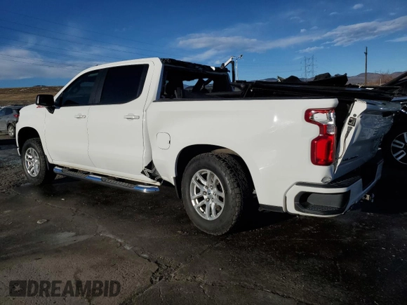 2021 Chevrolet Silverado 1500 RST with VIN 3GCUYEET7MG103346, listed as a Copart auction lot 89305765 with 46,339 mi miles and Non Repairable. Bid and sale history available at carsss.com. Image 2.