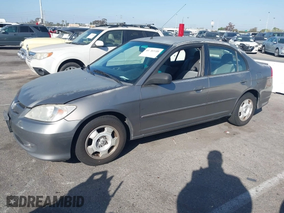 2005 Honda Civic with VIN JHMES96615S024091, listed as a IAAI auction lot 41716818 with 212,218 mi miles and . Bid and sale history available at DreamBid. Image 2.