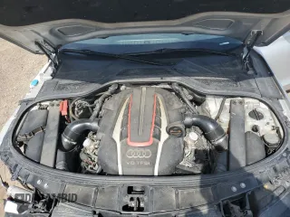 2013 Audi S8 with VIN WAUD2AFD1DN010425, listed as a Copart auction lot 50203305 with 108,677 mi miles and Salvage Title. Bid and sale history available at carsss.com. Image 11.